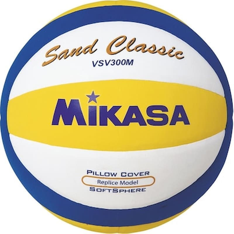 MIKASA Μπαλα Beach Volley 5 Mikasa Vsv300m Κιτρ-ασπρ-μπλε