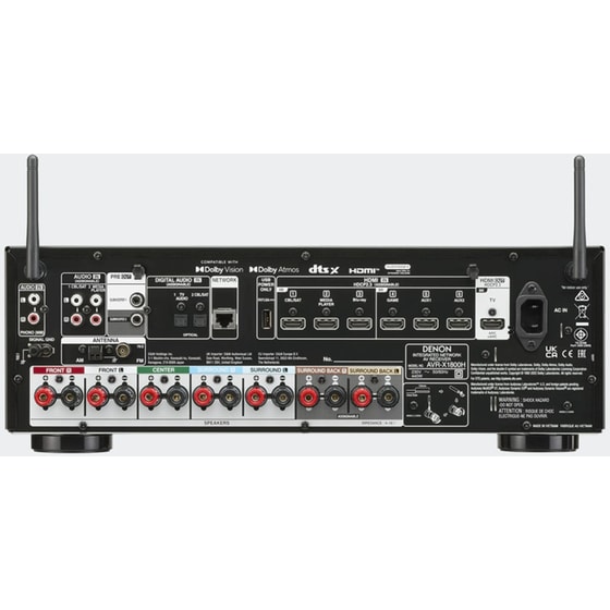 Denon AVR-X1800H Ραδιοενισχυτής - Μαύρο image 3