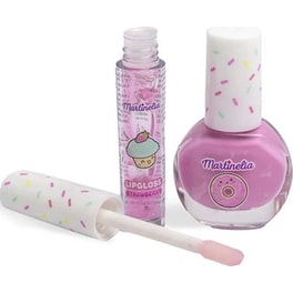 Martinelia Yummy Sweet Mini Nail & Lip Set με Βερνίκι 3.5ml & Lip Gloss 0.8ml