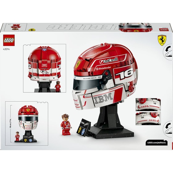 LEGO® Editions Scuderia Ferrari HP Charles Leclerc Helmet (43014) image 8