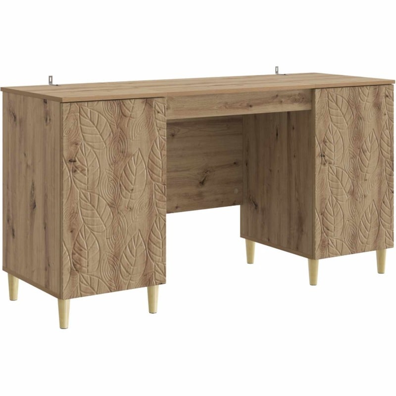 Γραφείο VidaXL από Επεξεργασμένο Ξύλο 142,5x50x75 cm - Artisan Δρυς