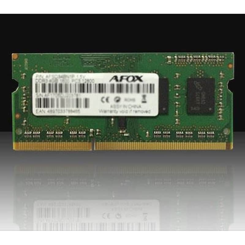 AFOX Μνήμη Ram Afox AFSD416FS1P DDR4 16GB 2666MHz So-dimm για Laptop