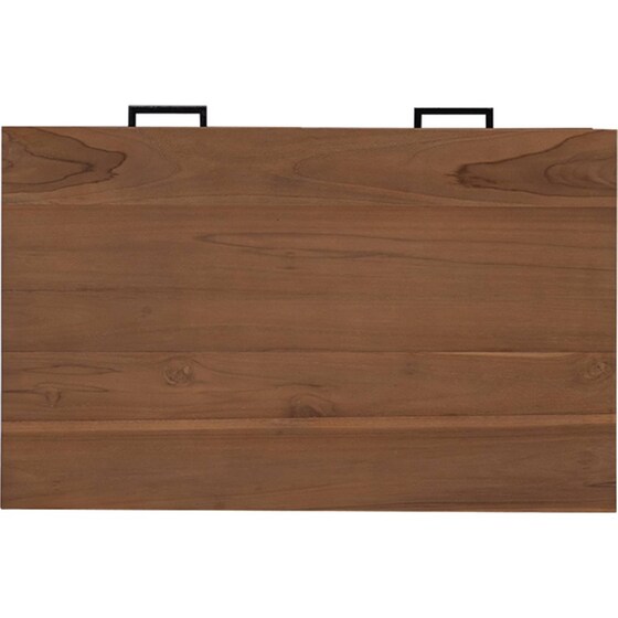 Γραφείο VidaXL με Συρτάρια από Μασίφ Ξύλο Teak 80x50x75 cm - Φυσικό image 4