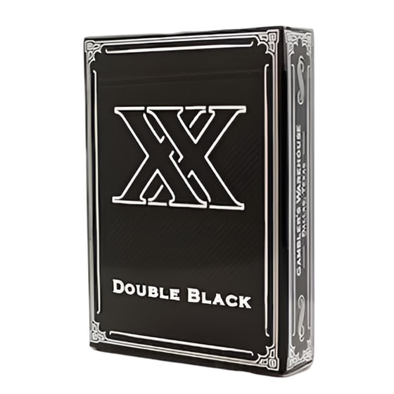 Double Black Deck By Gamblers Warehouse - Τράπουλα image 0