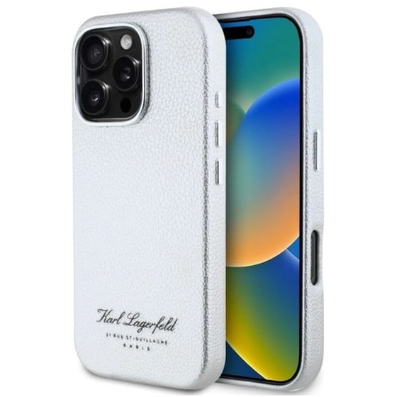 Θήκη Apple iphone 16 Pro Max - Karl Lagerfeld Grey Hotel Rsg Back Cover - Γκρι image 3