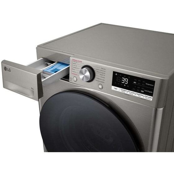 LG F4R7009TSSB 9 kg 1.400 Στροφές Ασημί με Wi-Fi Πλυντήριο Ρούχων image 4