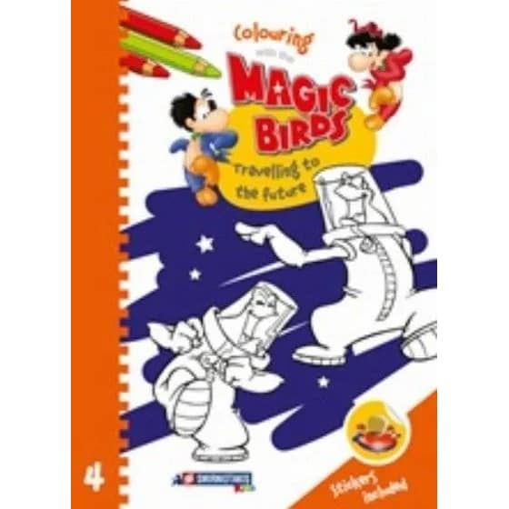 Colouring Magic Birds Travelling to the future image 0