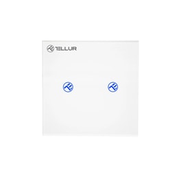 Έξυπνος Διακόπτης Tellur με Wi-Fi, SS2N 1800W - Λευκό