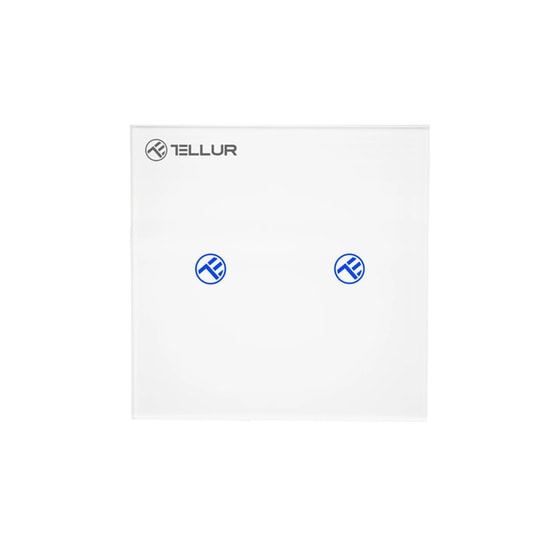 Έξυπνος Διακόπτης Tellur με Wi-Fi, SS2N 1800W - Λευκό image 0