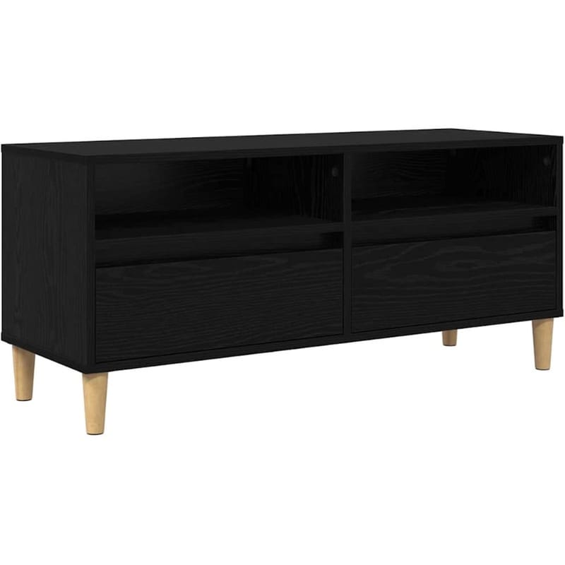 Έπιπλο Τηλεόρασης VidaXL 100 x 34,5 x 44,5 cm - Μαύρη Οξιά