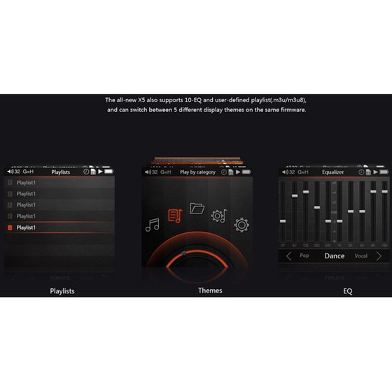 Fiio X5 2nd Gen Hi Resolution Player Aσημί image 4