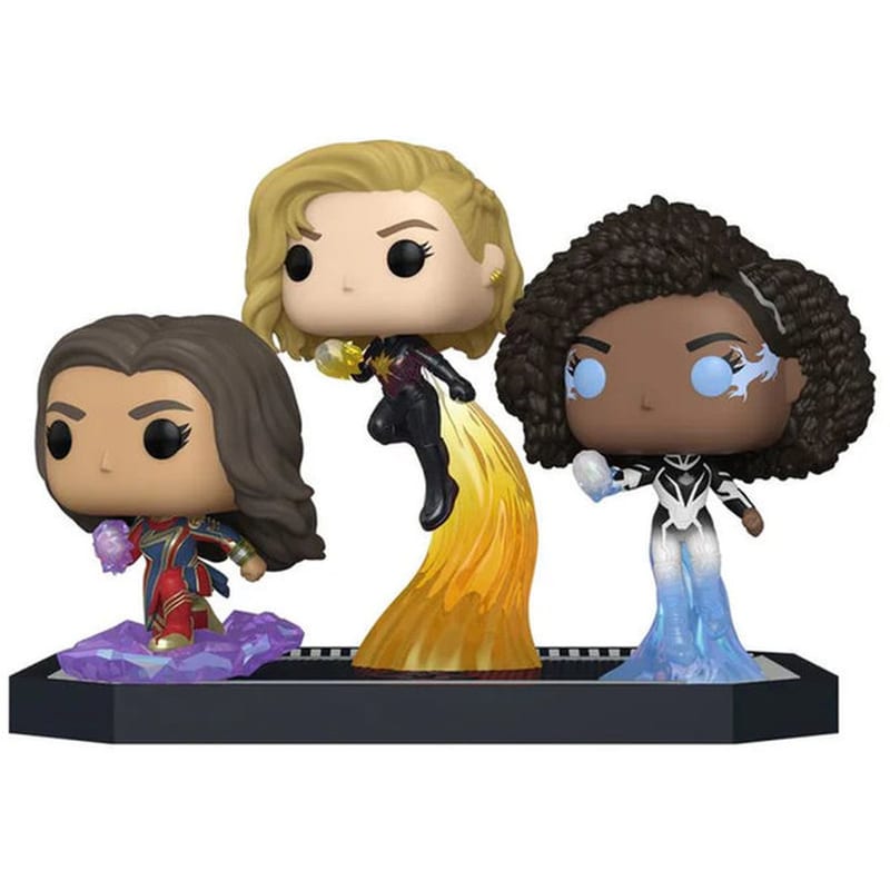 FUNKO Funko Pop! Moment - Marvel - Ms. Marvel/Captain Marvel/Photon #1258 3-Pack