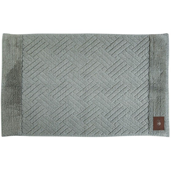 Πατάκι Μπάνιου Greenwich Polo Club 2587 Ορθογώνιο Βαμβακερό 50x80 cm - Γκρι image 0
