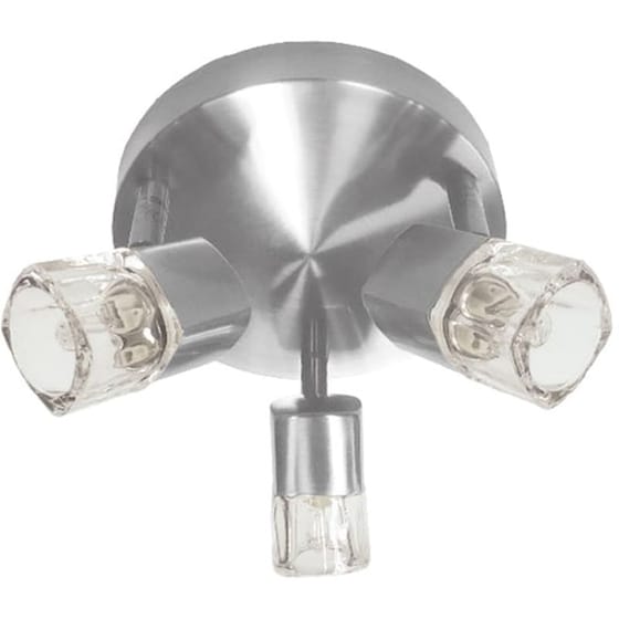 Σποτ Τρίφωτο Aca Naples 0901063nm Μεταλλικό - Ασημί image 0