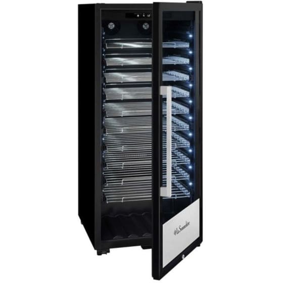 LA SOMMELIERE PRO110N για 107 Μπουκάλια Μαύρο Συντηρητής Κρασιών image 6