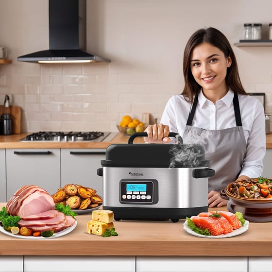 Πολυμάγειρας ΤURBOTRONIC TT-ES200 600 W 8 L Ασημί image 10