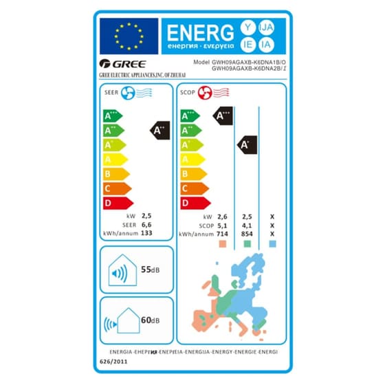 GREE Aura GRC-101QI/KAR-N6 Κλιματιστικό Inverter 9.000BTU A++/A+++ με Ιονιστή & Wi-Fi image 5