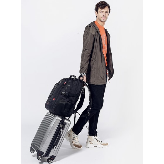 Τσάντα Laptop Bange 1901 17.3" Αδιάβροχη - Μαύρο image 4