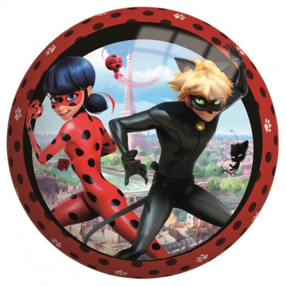 Παιδική Μπάλα Παραλίας John Hellas Miraculous Ladybug - Κόκκινη image 1