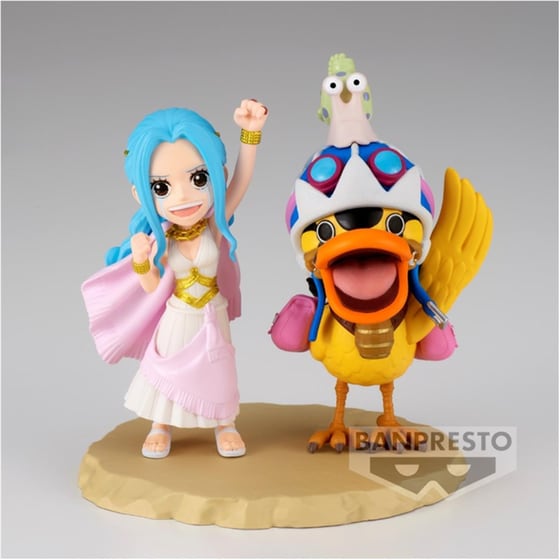 Banpresto WCF Log Stories: One Piece - Nefeltari Vivi & Karoo Statue (7cm) (89559) image 1