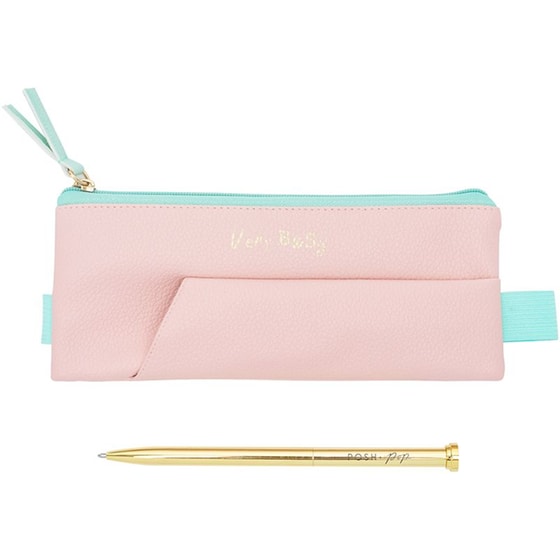 Στυλό Διαρκείας Posh+Pop με Θήκη Μεταφοράς Pink (2 Τεμάχια) image 1