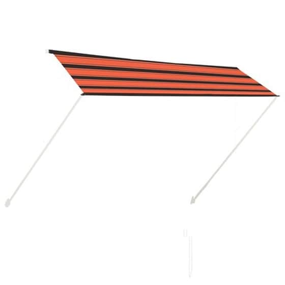Τέντα Vidaxl Συρόμενη 300x150cm - Πορτοκαλί/Καφέ image 2