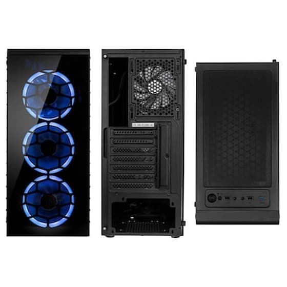 Κουτί Desktop Kolink Observatory Lite GEKL-065 RGB Midi-tower - Μαύρο image 2