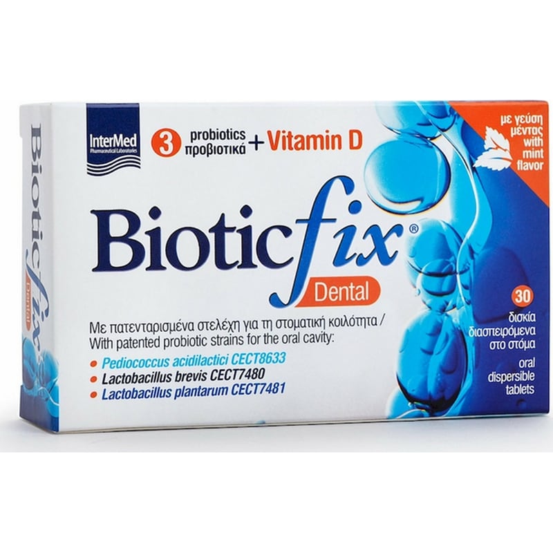 INTERMED Προβιοτικό Intermed Biotic Fix Dental - 30 ταμπλέτες