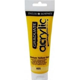 Daler Graduate Acrylic 120ml Cadmium Yellow Hue