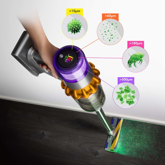 Σκούπα Stick DYSON 394451-01 V15 DETECT Absolute 0.76 L 25.2 V - Ασημί image 8