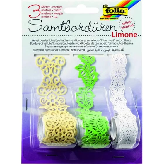 Βελουτέ Μπορντούρες 3 Σχέδια, Limone image 0