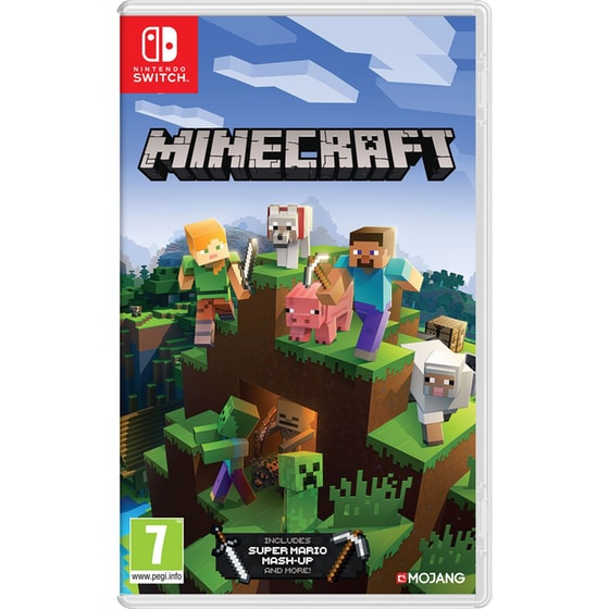 Nintendo Switch Lite Coral & Minecraft image 1