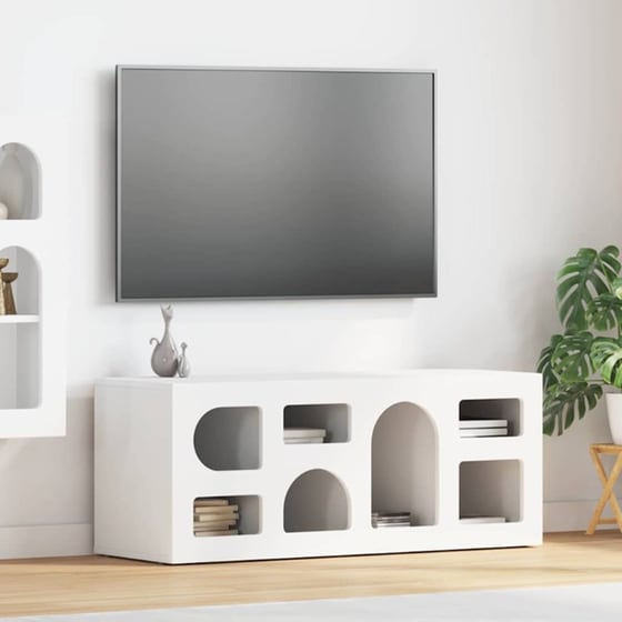 Έπιπλο Τηλεόρασης VidaXL ELST 100 x 35 x 40 cm - Λευκό image 1