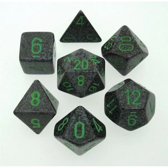 Chessex Speckled Earth Polyhedral 7-dice Set image 0