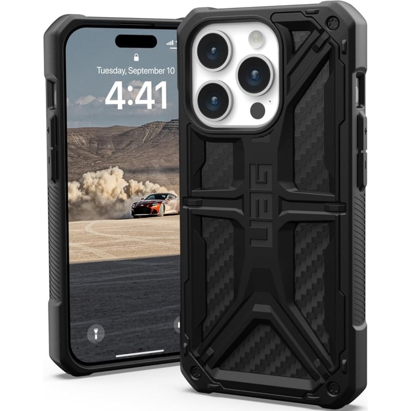 UAG Θήκη Apple iPhone 15 Pro - UAG Monarch - Carbon Fiber