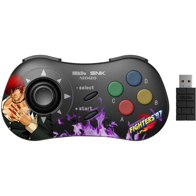 8BITDO 8Bitdo Neogeo Iori Yagami Ασύρματο Gamepad για PC/Android - Μαύρο