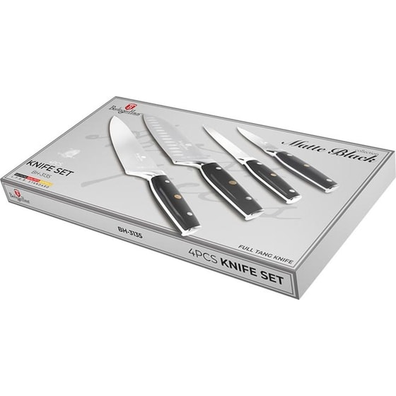 Σετ Μαχαίρια Berlinger Haus Matte Black Collection από Ανοξείδωτο Ατσάλι 4 Τμχ image 1