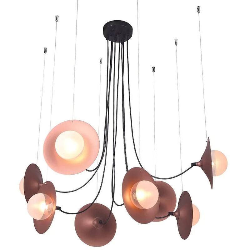 Φωτιστικό Οροφής Πολύφωτο Aca Hydra Hl4308p81bc Μεταλλικό - Μαύρο/Χάλκινο ACA DECOR