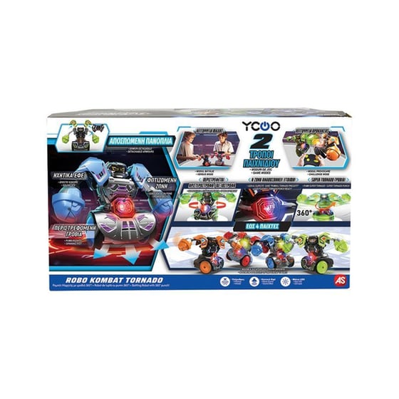 Silverlit Ycoo Robo Kombat 360 Tornado Τηλεκατευθυνόμενα Ρομπότ Μαχητές (2 Σχέδια) image 24