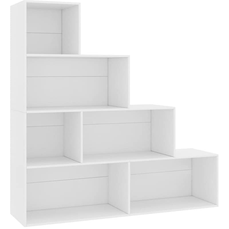 Βιβλιοθήκη VidaXL από Μοριοσανίδα 155x24x160 cm - Λευκό