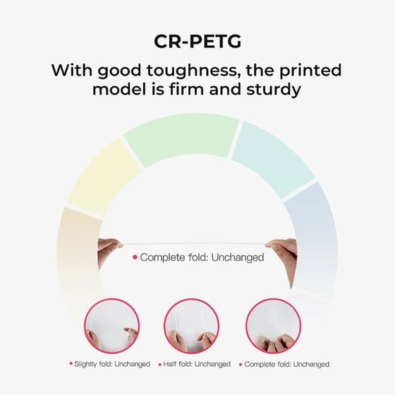 CREALITY Νήμα 3D Εκτυπωτή CR-PETG 1kg 1.75mm - Κίτρινο image 4