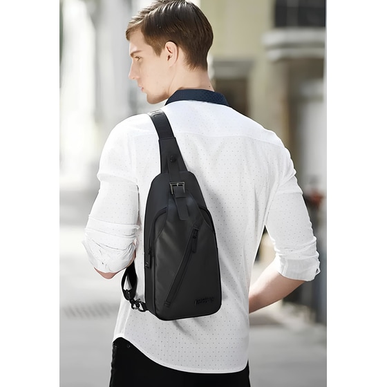 Τσάντα Crossbody Arctic Hunter XB13006-BK - 3,8lt - Μαύρη image 8