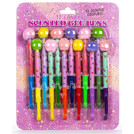 Στυλό Gel Tri-Coastal Design Tcd Made for kids Candy Scented Pom-Pom (12 Τεμάχια) image 0