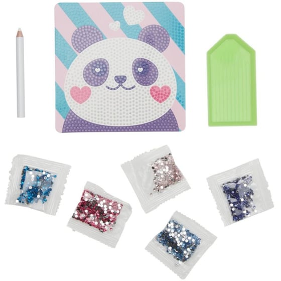 DIY Παιχνίδι Αυτοκόλλητα με Διαμαντάκια Ooly Panda image 1