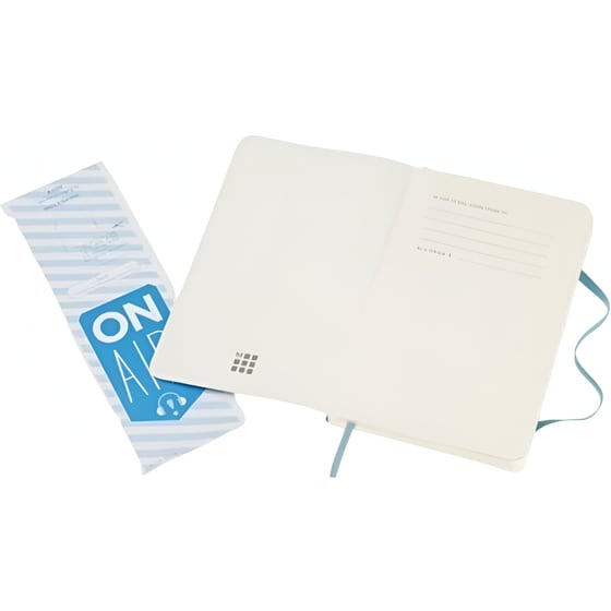 Σημειωματάριο Moleskine Classic Ριγέ Γαλάζιο Pocket (1 Τεμάχιο) image 2