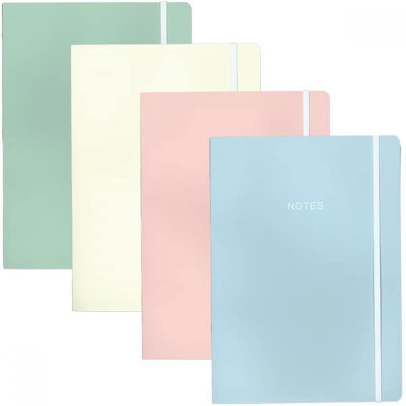 Τετράδιο NEXT Α4 2 Θεμάτων Smooth Pastels με Λάστιχο (1 Τεμάχιο)