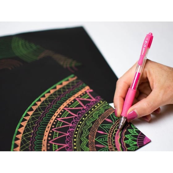 Στυλό Gel Pilot G-2 0.7 mm Neon Πορτοκαλί image 2