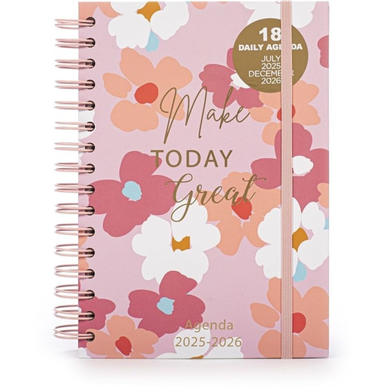 Ημερολόγιο Ημερήσιο Posh+Pop 2025-2026 18Μ Flowers image 1