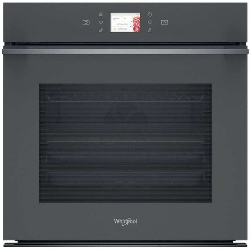 WHIRLPOOL WOI118HT2SSMA 73 Lt Ανθρακί Εντοιχιζόμενος Φούρνος Άνω Πάγκου