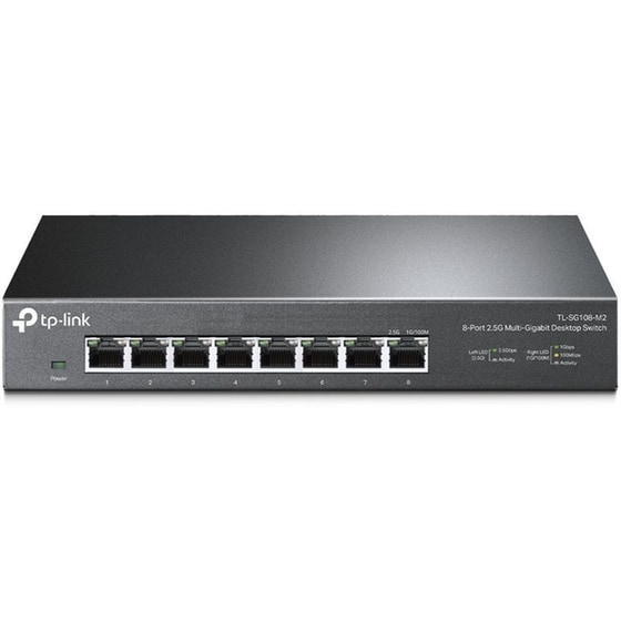 TP-Link TL-SG108-M2 Network Switch Unmanaged L2 Gigabit Ethernet (2.5 Gbps) 8-Port Support image 0